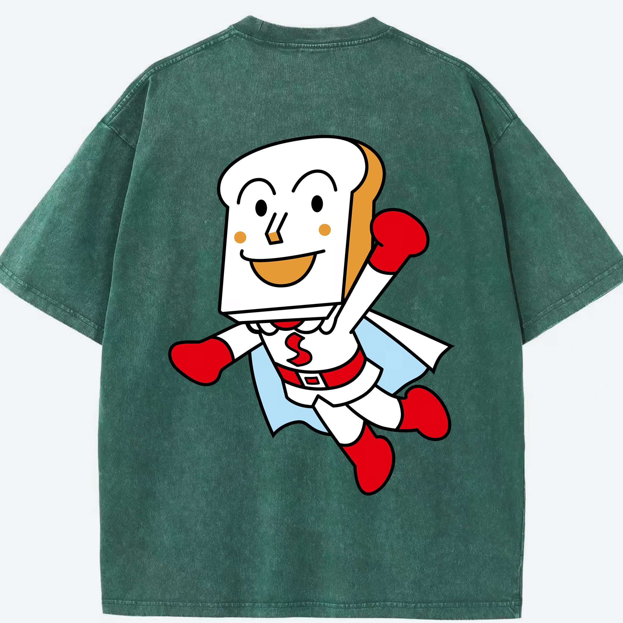 （画像用） アンパンマン Anpanman 綿100% ヴィンテージ風 半袖Tシャツ（背面プリント）
